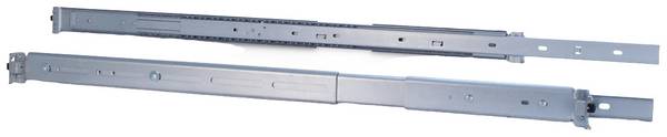 Value 19.99.0117 19 pouces  Rail    extensible adapté à une baie de profondeur: à partir de 600 mm gris