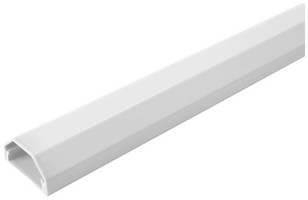 ROLINE Canal de câbles alu, 33x18mm, blanc, 1,1 m