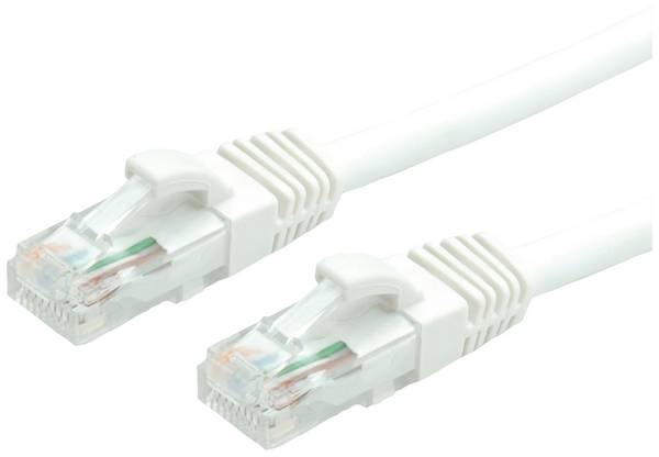 Cordon VALUE Cat.6A (Classe EA) / 10 Gigabit UTP, blanc, 5 m