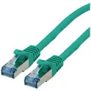 Roline 21.15.2835 RJ45 Câble réseau, câble patch CAT 6a S/FTP 5.00 m vert blindage double, sans halogène, ignifuge 1 pc(