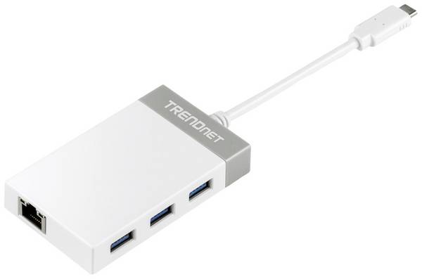 TrendNet TUC-ETGH3 3 ports Hub USB  gris