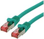 Câble patch ROLINE cat.6 S/FTP (PiMF), niveau de composant, LSOH, vert, 0,5 M.