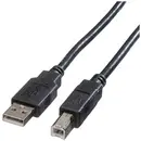 ROLINE Câble USB 2.0 Type A-B, noir, 3 m