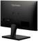 Un moniteur noir ViewSonic vu de dos, montrant ses connexions et son socle stable, sans vue de l'écran.