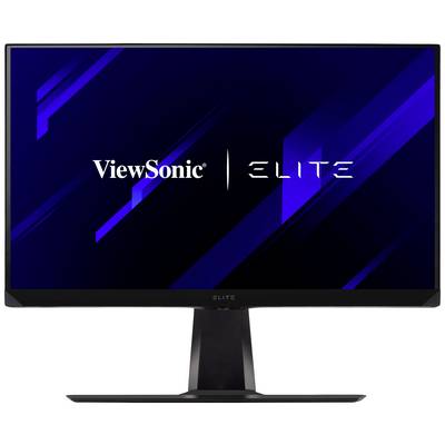 Un écran d'ordinateur moderne portant l'inscription 'ViewSonic ELITE' sur un fond sombre avec des accents bleus.