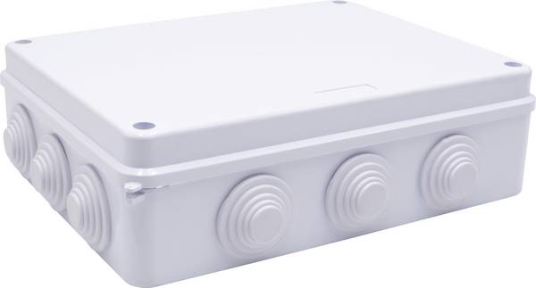 TRU COMPONENTS TC-RA 255x200x80 TC-10239064 Coffret d'installation plastique ABS blanc 1 pc(s)