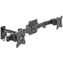 SpeaKa Professional SP-TVM-512 Support mural pour écran 2 Écran(s) 33,0 cm (13") - 68,6 cm (27") noir rotatif, inclinabl