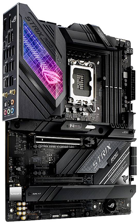Asus ROG STRIX Z690-E GAMING WIFI Carte mère Socket (PC) Intel® 1700 Facteur de forme (détails) ATX Chipset de la carte -1