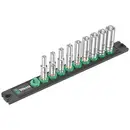 Wera A Deep Jeu de clés à douille en pouces 1/4" 9 pièces 05005410001