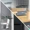 Clés Allen L avec support pour mur perforé. Solution de rangement pratique pour les outils dans un environnement d'atelier.