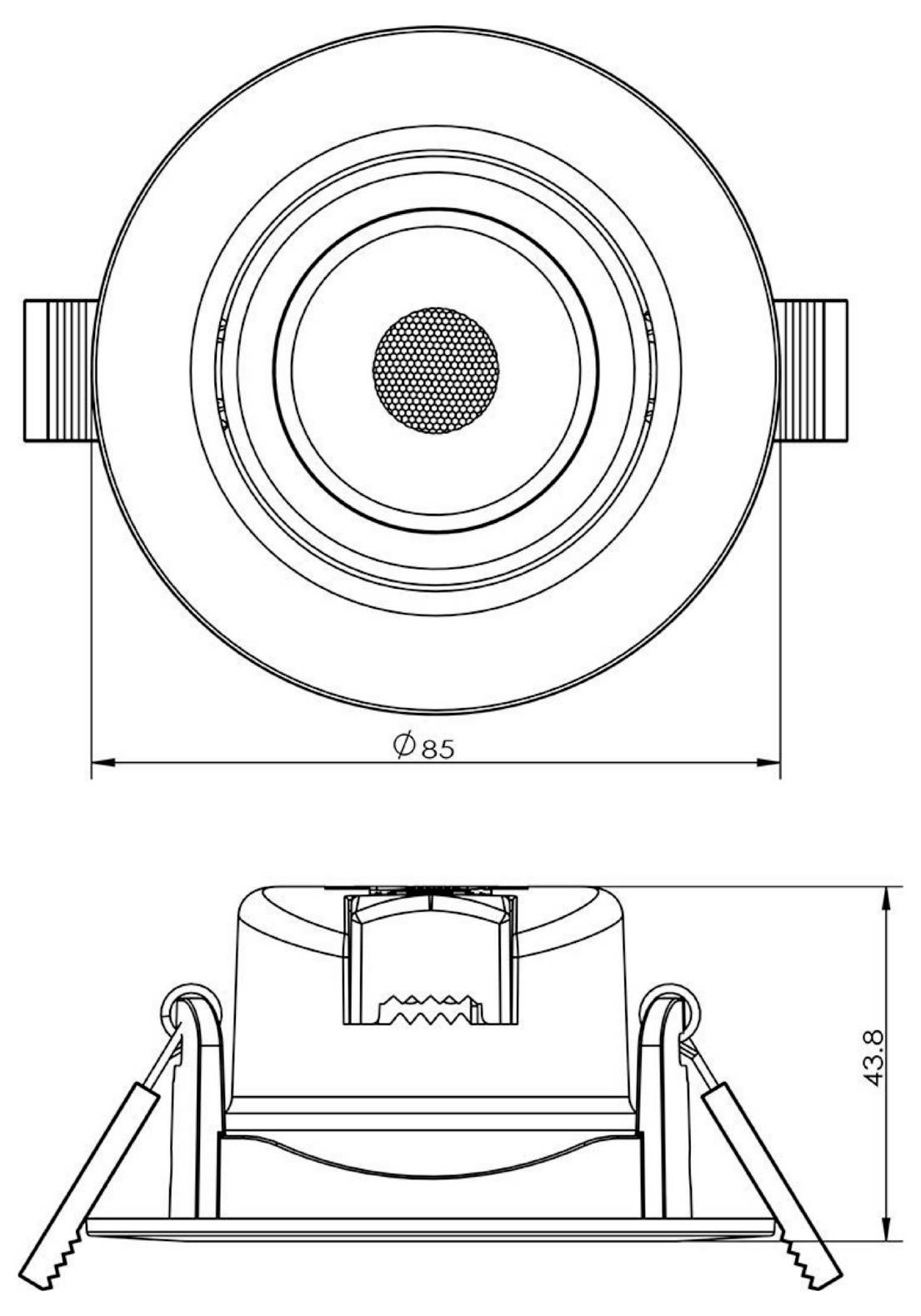 Deko Light 565338 SMD-68 Luminaire à LED encastrable CEE: F (A - G) LED LED intégrée 6.5 W blanc-3