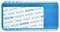 Un étui bleu portant l'inscription 'martor' contient des lames décrites dans différentes langues : Blades, Lames, Hojas, Mesjes, Klingen.