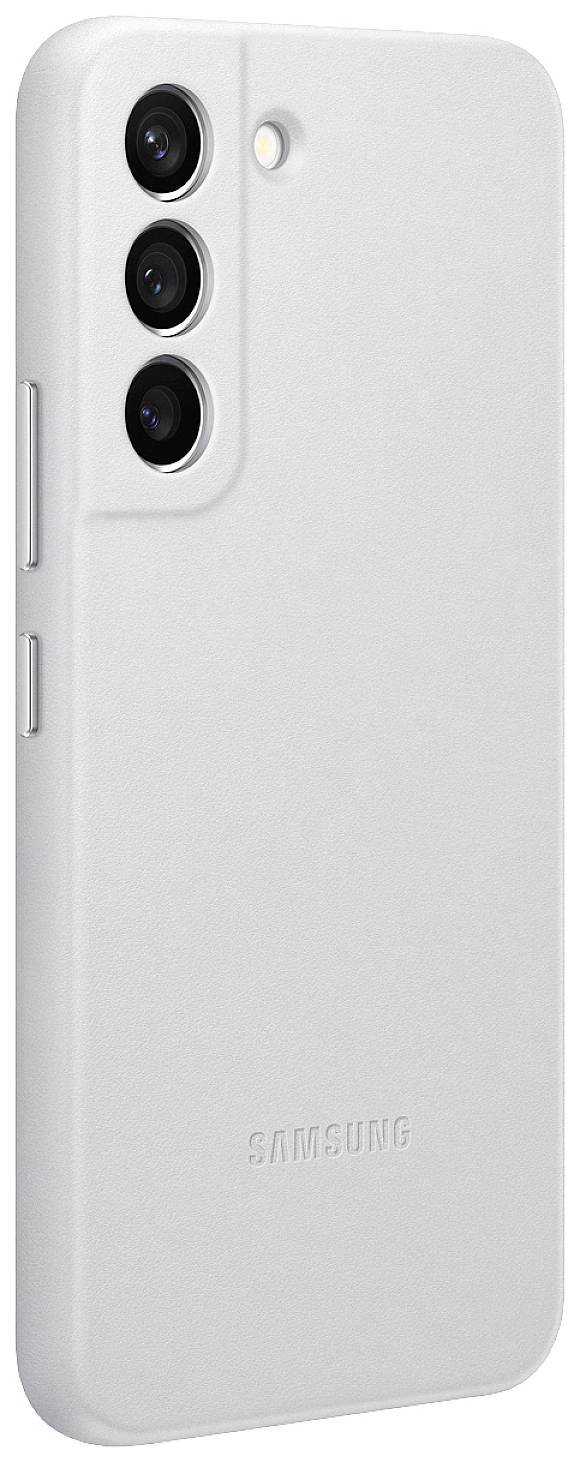 Coque pour Samsung Galaxy S22 5G en Cuir Compatible Recharge Sans Fil-0
