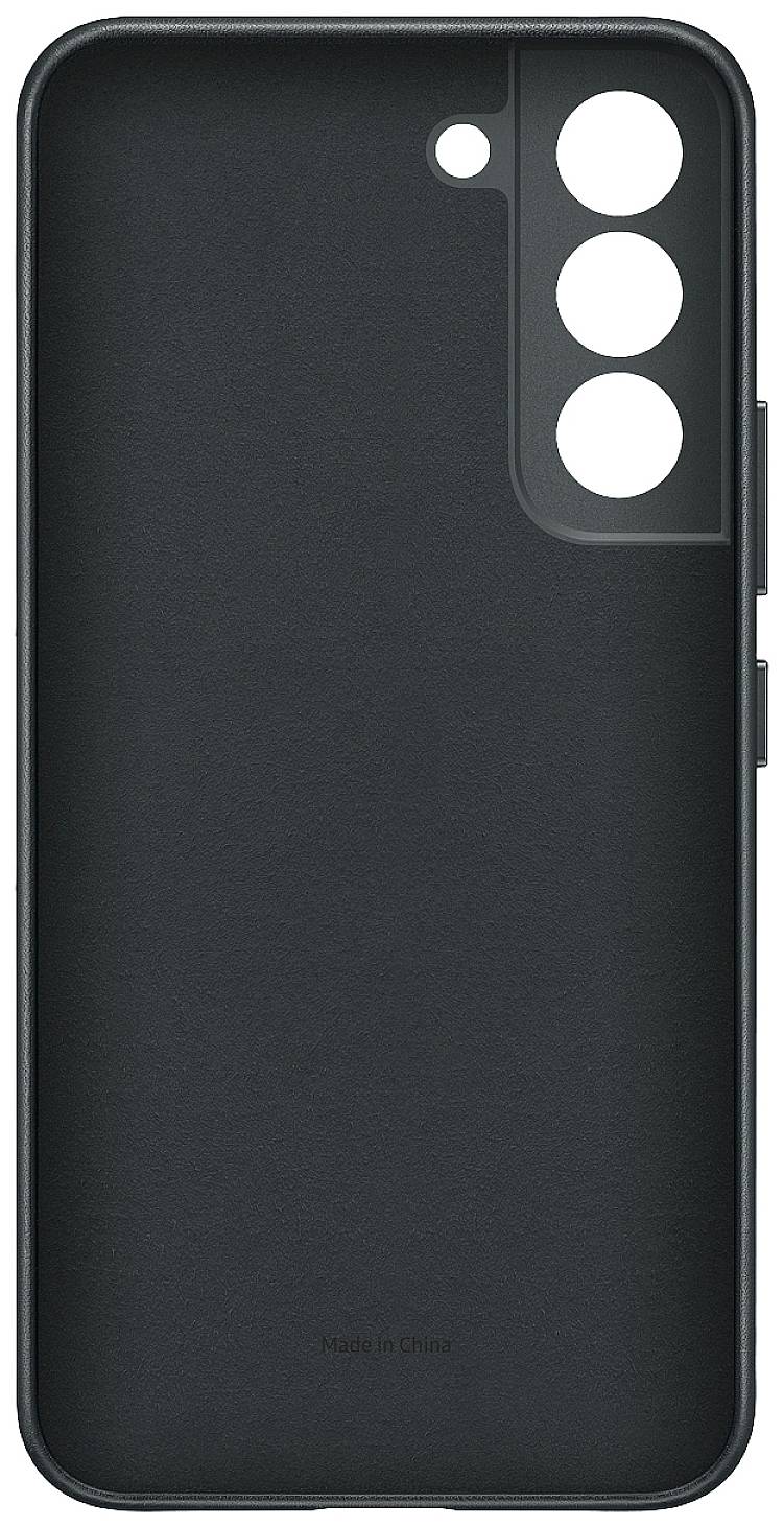 Coque Cuir Samsung Galaxy S22 Original Samsung Série Leather Cover - vert-4