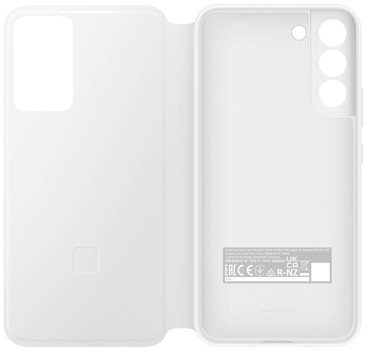 Étui pour Galaxy S22 Plus 5G Folio Modèle Clear View Cover-3