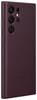Coque Cuir Galaxy S22 Ultra Original Samsung Série Leather Cover - bordeaux