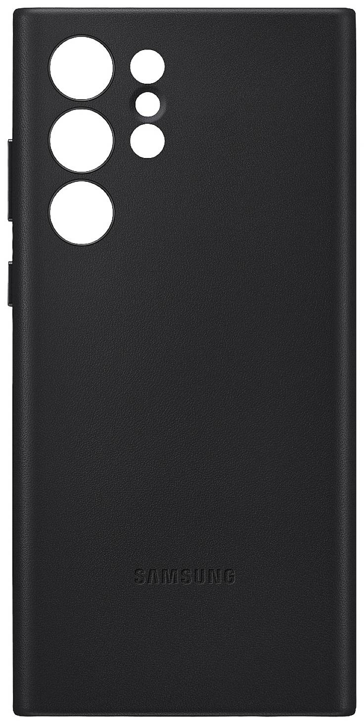Coque Cuir Samsung Galaxy S22 Ultra Original Samsung Série Leather Cover - Noir-4