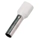 Intercable ICIAE058 Embout simple d'extrémité de câble 0.5 mm² partiellement isolé blanc 100 pc(s)