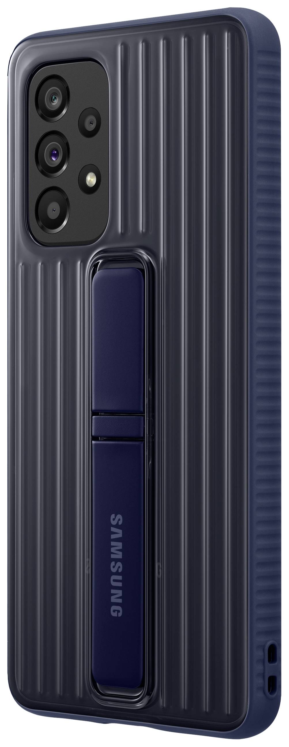 Coque Samsung Galaxy A53 5G Béquille Support Original Bleu nuit-2
