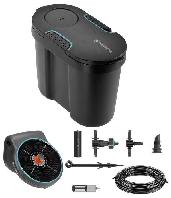 GARDENA city gardening 13301-20 Kit d'arrosage solaire