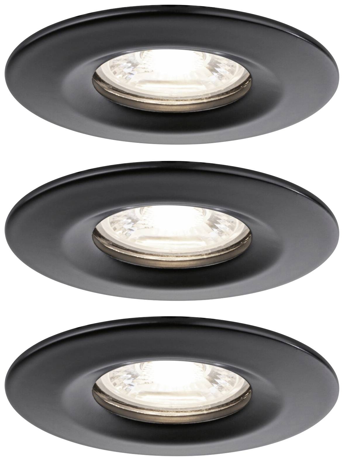 Paulmann 93084 Nova mini Luminaire à LED encastrable LED 12 W noir