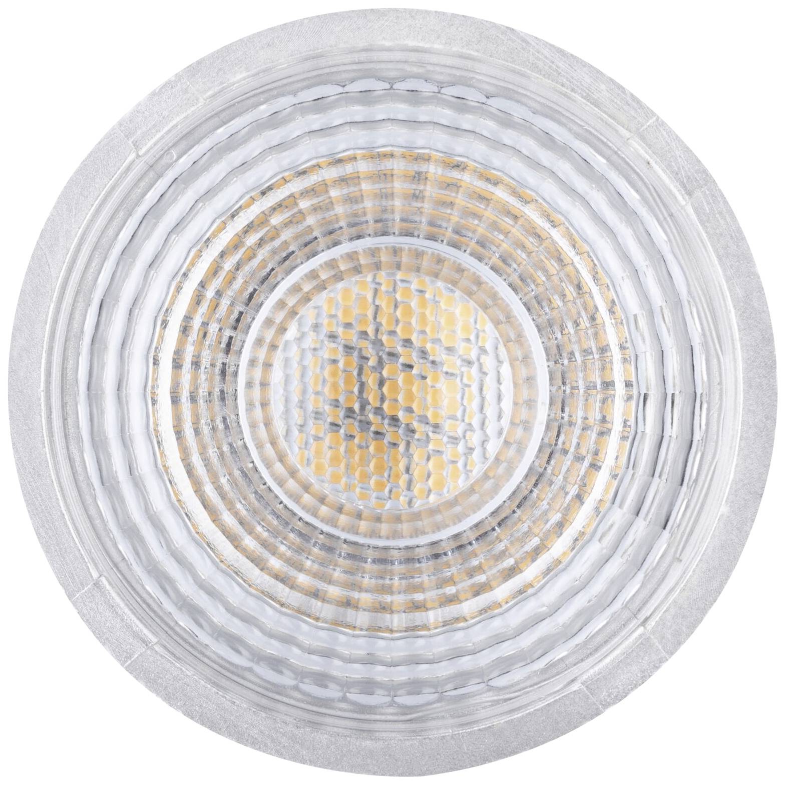 Ampoule LED économe en énergie en gros plan, montrant sa surface structurée et son corps de verre transparent.