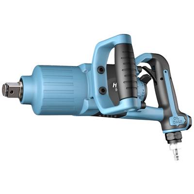 Un tournevis à choc pneumatique bleu avec une poignée ergonomique et un design de couleur distinctif, adapté à une utilisation industrielle.