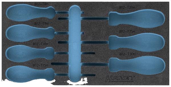 Hazet 163-422L 163-422L Insert en mousse  (L x l) 342 mm x 172 mm