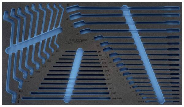 Hazet 163-478L 163-478L Insert en mousse  (L x l) 691 mm x 392 mm