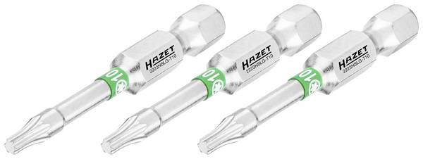 <br>  Hazet<br>  2223NSLG-T10/3<br>  2223NSLG-T10/3<br>  Embout Torx<br>  Propulseur: 1/4" (6.3 mm)<br>  Sortie: TX<br>  TX 10<br>  50 mm<br>