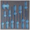 Hazet 163-100L 163-100L Insert en mousse (L x l) 344 mm x 342 mm