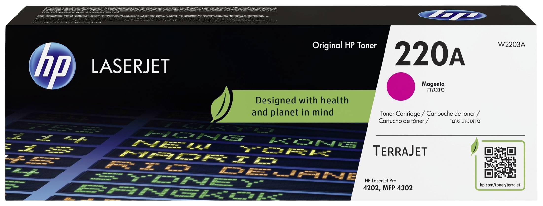 HP Toner 220A d'origine magenta 1800 pages W2203A