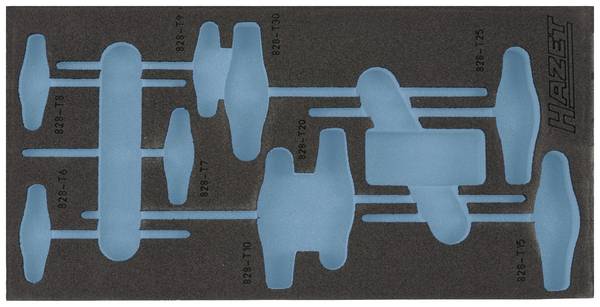 Hazet 163-182L 163-182L Insert en mousse  (L x l) 342 mm x 172 mm