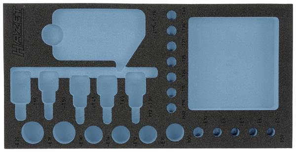 Hazet 163-192L 163-192L Insert en mousse  (L x l) 342 mm x 172 mm