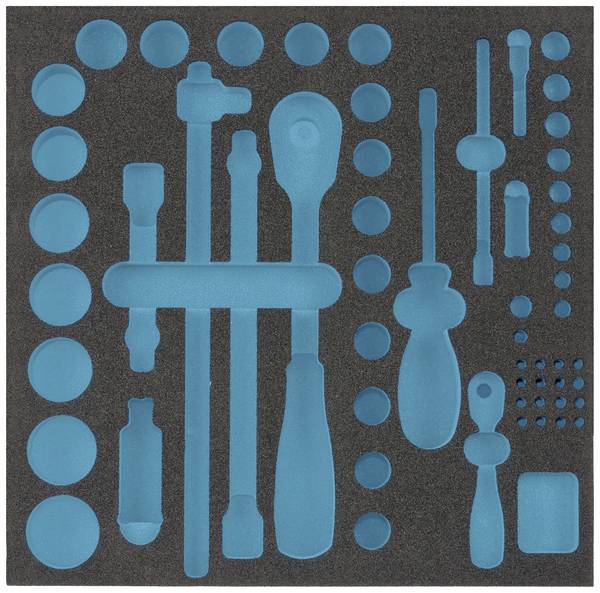 Hazet 163-224L 163-224L Insert en mousse  (L x l) 344 mm x 342 mm