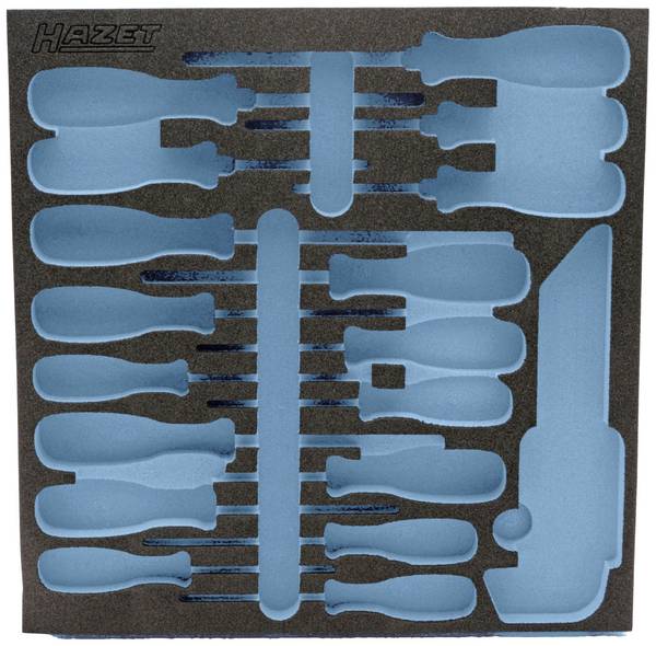 Hazet 163-297L 163-297L Insert en mousse  (L x l) 344 mm x 342 mm