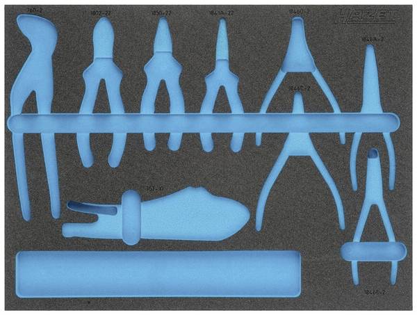 Hazet 163-370L 163-370L Insert en mousse  (L x l) 519 mm x 392 mm