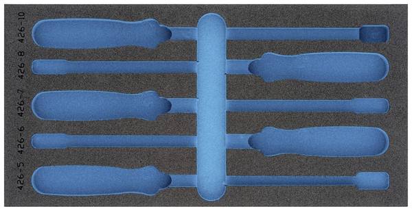 Hazet 163-461L 163-461L Insert en mousse  (L x l) 342 mm x 172 mm