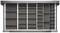Un organisateur de tiroir ouvert et vide avec plusieurs compartiments pour le rangement et l'organisation. La couleur graphite offre un design élégant.