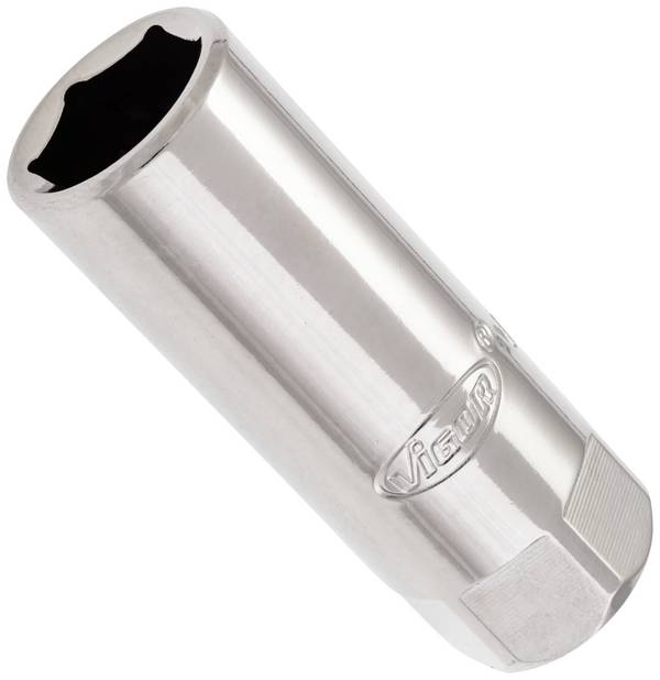 Vigor V2578N V2578N profil extérieur hexagonal Douille pour bougie de préchauffage  16 mm  16 mm   1/2" (12.5 mm)