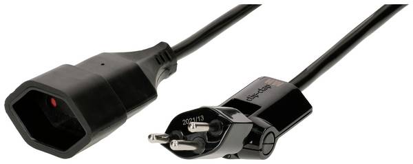 Max Hauri 134929 alimentation Rallonge   noir 10 m  flexible