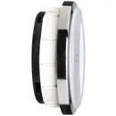 Horloge radiopilotée TFA Dostmann 60.3543.02 radiopiloté(e) 90 mm x 36 mm chrome (brillant) à encastrer