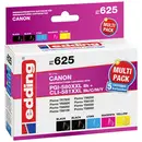 Edding Encre remplace Canon PGI-580PGBK XXL, CLI-581C XXL, CLI-581M XXL, CLI-581Y XXL compatible pack bundle couleur EDD