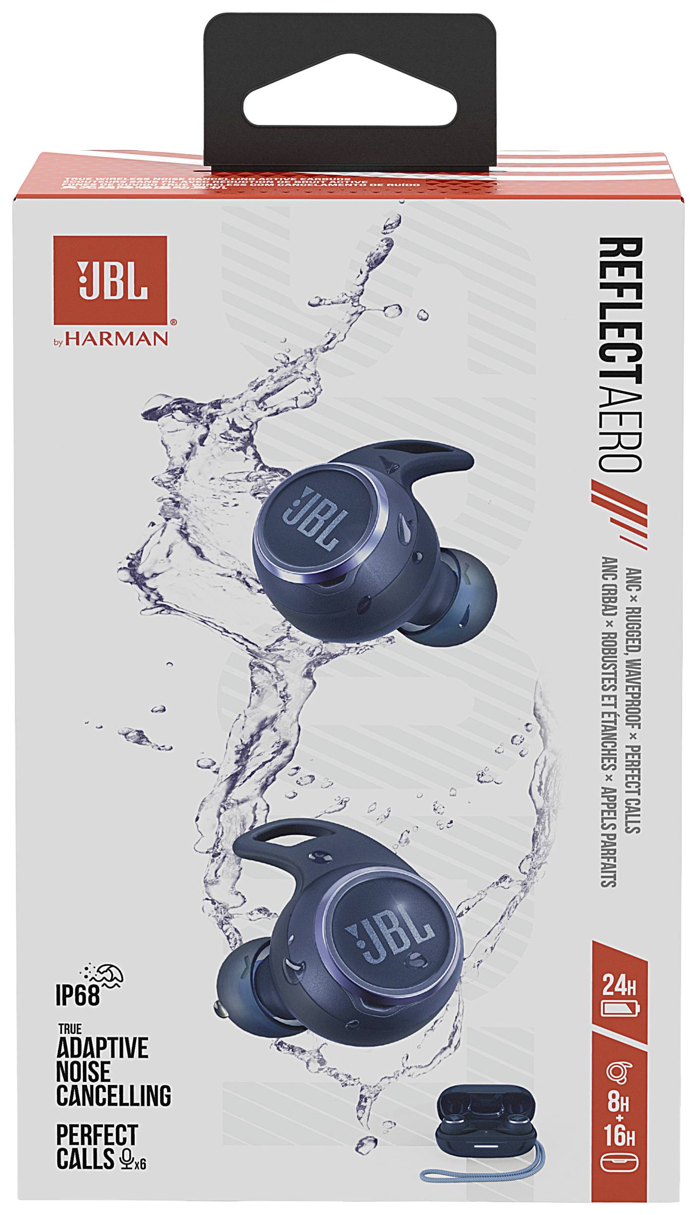JBL REFLECT AERO BLU pour le sport Oreillette Bluetooth Stereo bleu résistant à la sueur, micro-casque-6