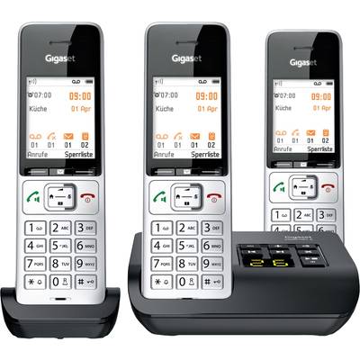 Gigaset COMFORT 500A trio DECT, GAP Téléphone sans fil babyphone, fonction  mains libres, compatible avec les appareils – Conrad Electronic Suisse