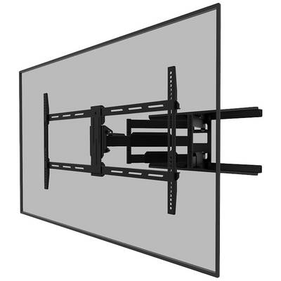 Un support mural pour téléviseurs à écran plat, orientable et inclinable, offrant une flexibilité de positionnement.