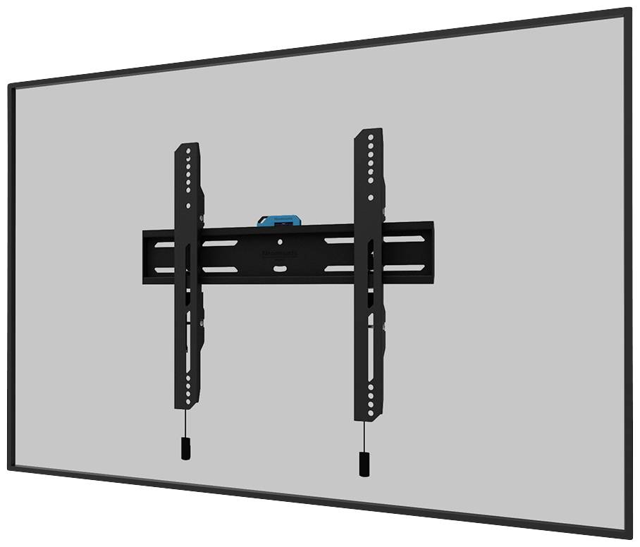 Support mural pour un téléviseur à écran plat, installé sur un mur gris.