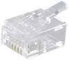 Shiverpeaks Prise modulaire réseau SHIVERPEAKS BASIC-S RJ12 6 pôles, 6 contacts occupés, version DEC, contacts dorés VE 10 BS72050-DEC-10 mâle, droit Nombre de pôles 6P6C transparent 10 pc(s)
