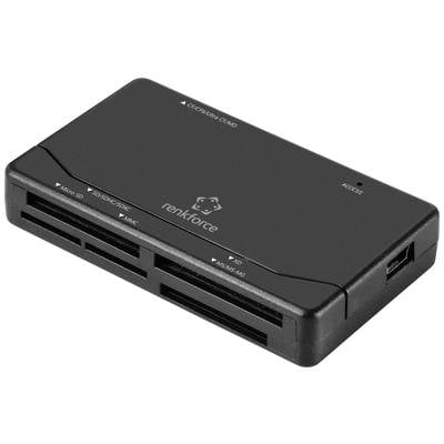 Renkforce RF-PCR-150 Lecteur de carte mémoire externe USB 2.0 noir
