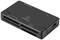 Lecteur de cartes multiformat Renkforce avec ports pour différents formats de cartes mémoire tels que microSD, SD/MMC, M2 et MS, sur boîtier noir.